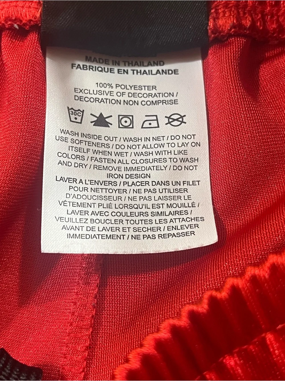 Nike Womens Track Pants Sportswear Glam Dunk Popper Red Black Wide Leg Sz S